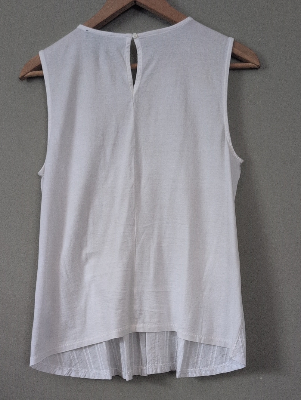 J. Crew White Peplum Style Top - Picture 3 of 3
